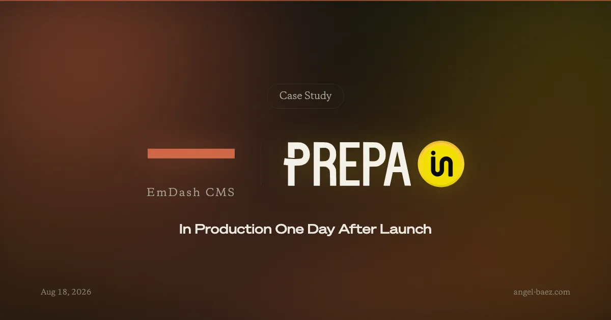 Running EmDash CMS in Production One Day After It Launched